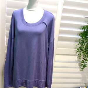 NWOT Athleta Lavender Long Sleeve Top